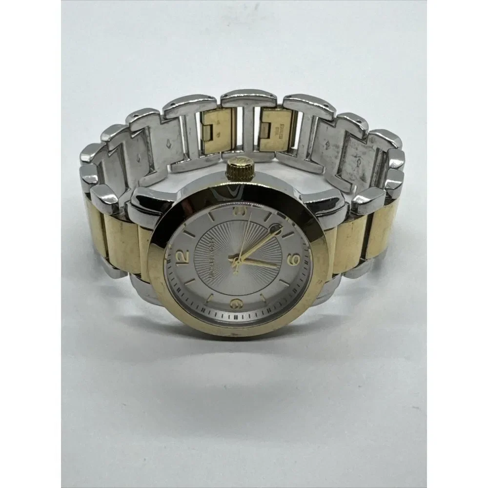 Michael Kors Janey MK3487 Men Two-Tone Stainless Steel Analog Dial Watch JNA764